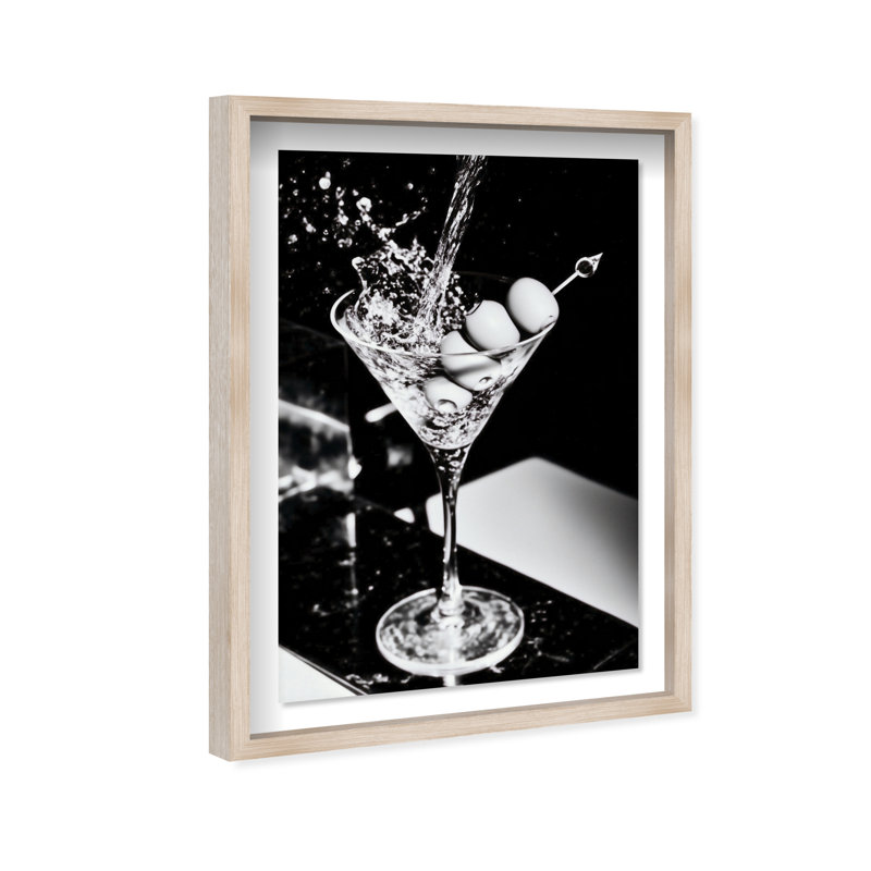 Chill Time III Print by Oliver Gal, 37.5"H x 25.5"W, Natural Oak Shadowbox