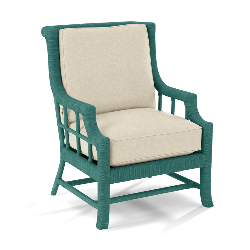Fauteuil Lafayette, Ivoire Crypton Performance; 0886-91, Noisette