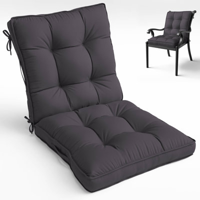 1 pièce de coussins de chaise d'extérieur / d'intérieur à haut dossier, disponible en 2 tailles