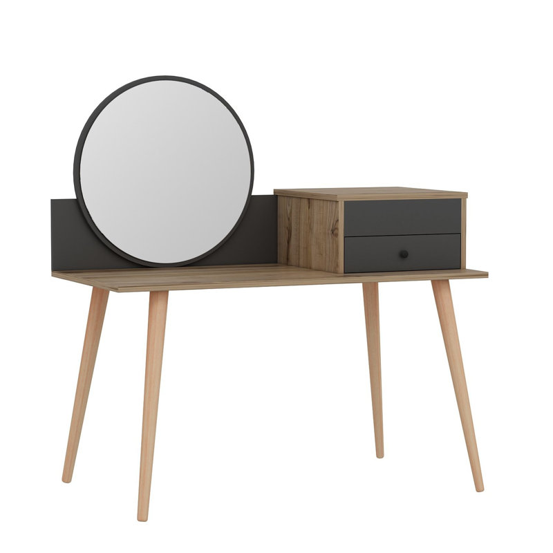 Adelbert Dressing Table, Anthracite Walnut