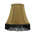 Gold with Black Fringe