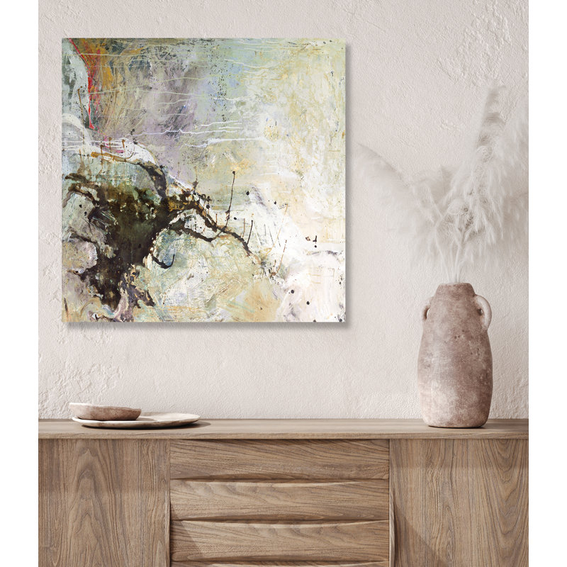 Mystic Print by John Beard, White Framed Canvas, 48" H x 48" W x 1.5" D