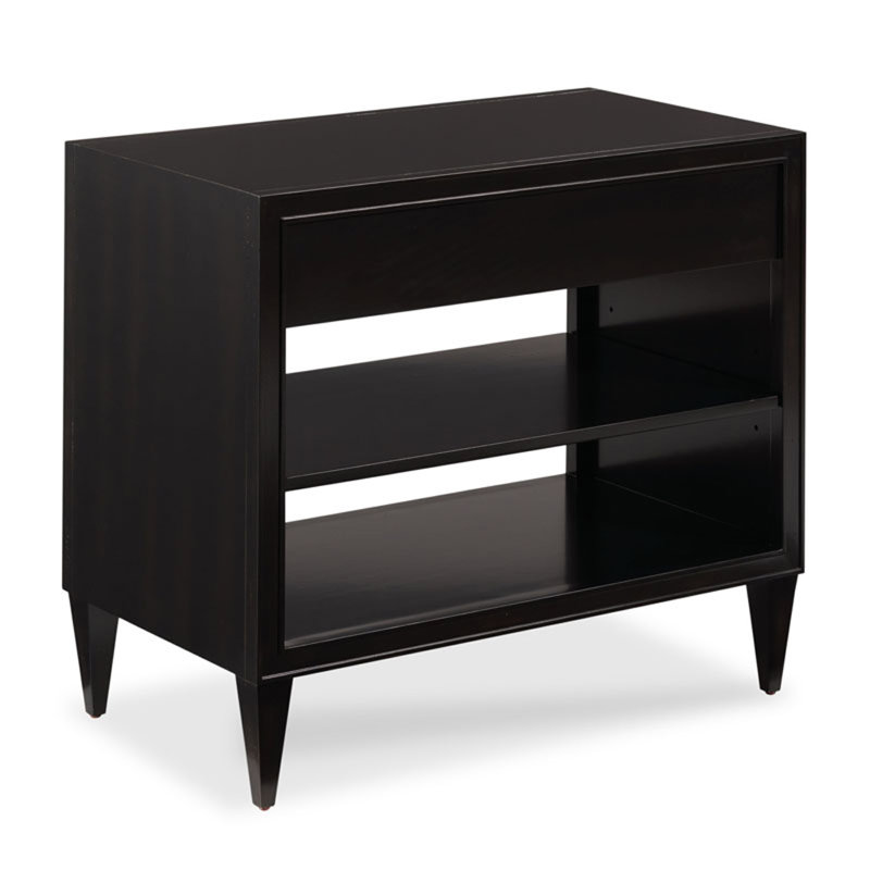 Table de chevet Adams, Noir