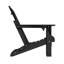 Chaise pliante Mallette Adirondack en PEHD à texture de bois avec porte-gobelet-103547251