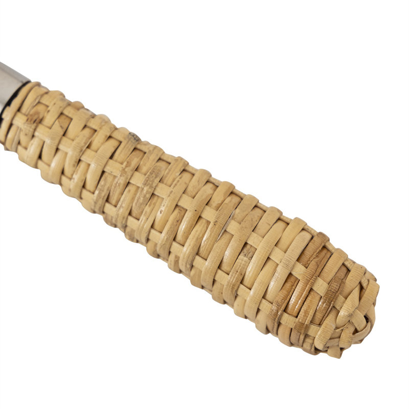 Ensemble de 4 écarteurs Glynn en acier inoxydable et manche en bois