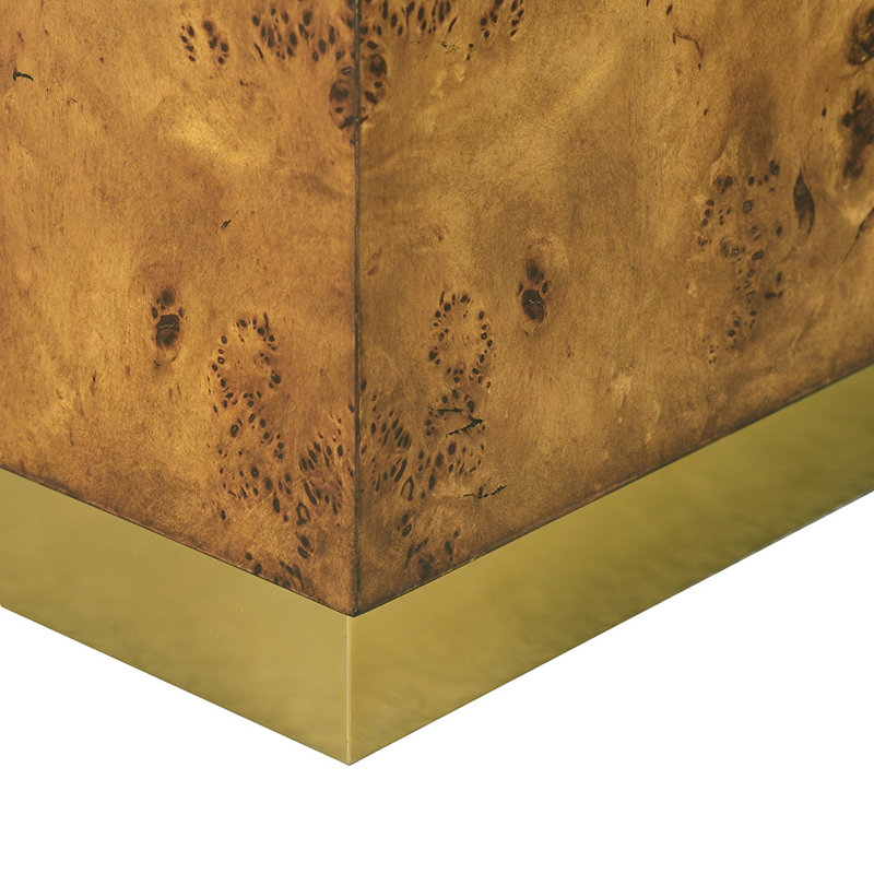 Anaheim Coffee Table, Rustic Burl
