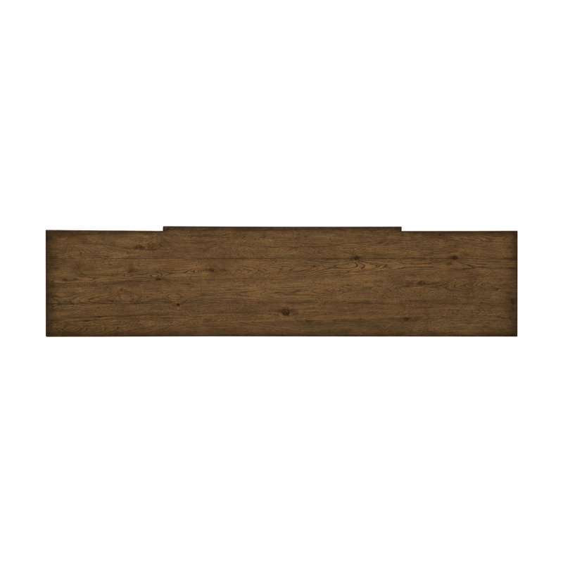 Revival Row Brown 3-Drawer Buffet with Cabinet Doors
