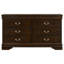 Ensemble de chambre à coucher 4 pièces Louis Philippe-107123601-107123599