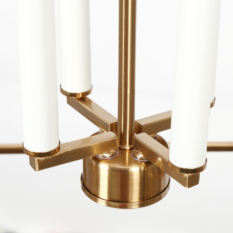 Conlyn 4 - Light 11.2'' W Copper Lantern Rectangle Dining Room Pendant UL Certified, 24.4" H x 11.2" W x 10.6" D, Brass