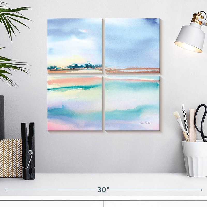 Water And Sand, 18" H x 18" W