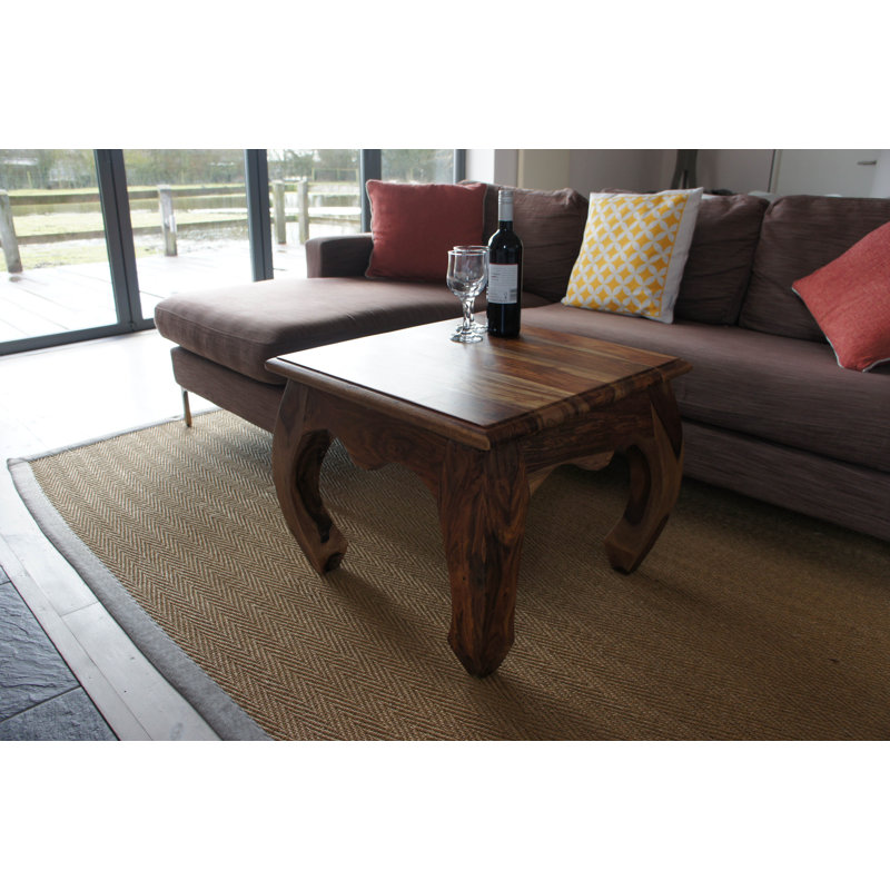 Ginger Solid Wood Four Leg Coffee Table
