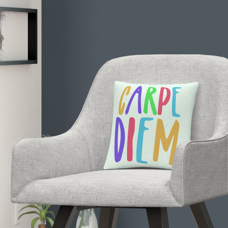 Coussin décoratif ABC Carpe Diem