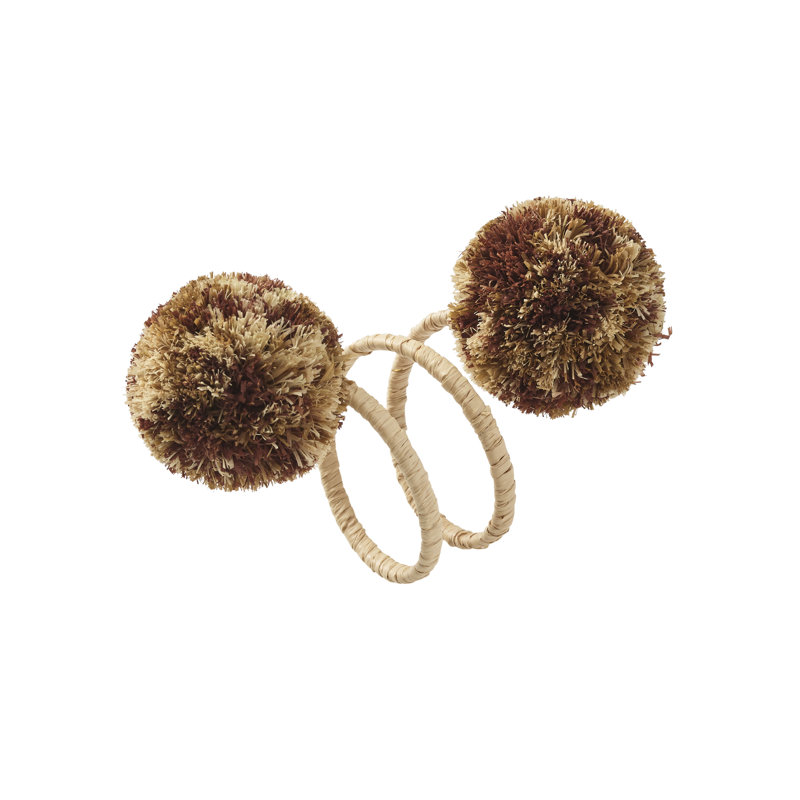 Casbah Napkin Ring, Natural/Brown