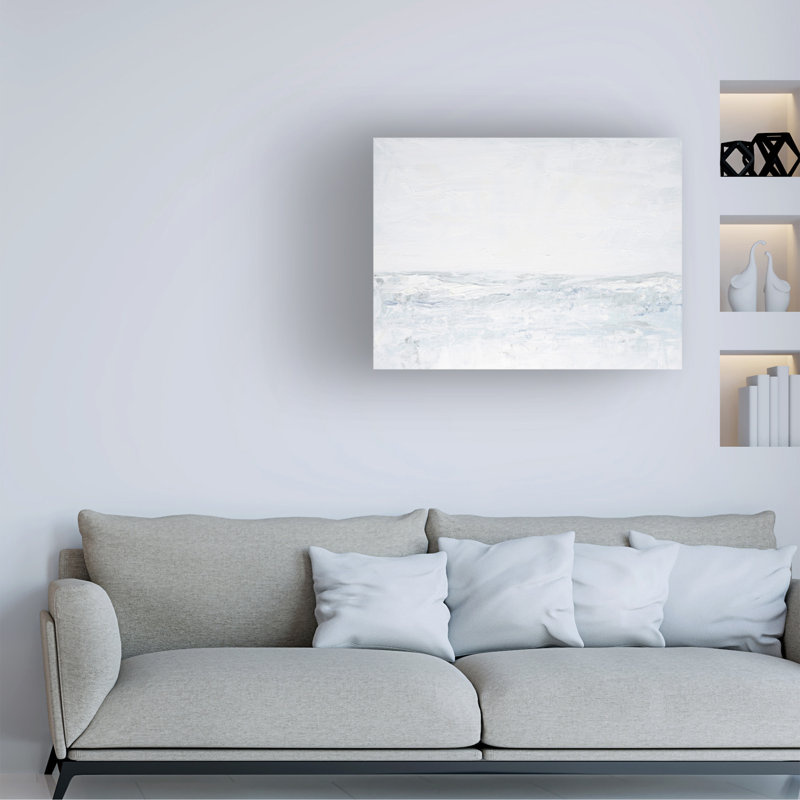Art mural sur toile tendue - «Calming» par LNS Design pour décoration de salon, de chambre à coucher ou de bureau - 35 x 47