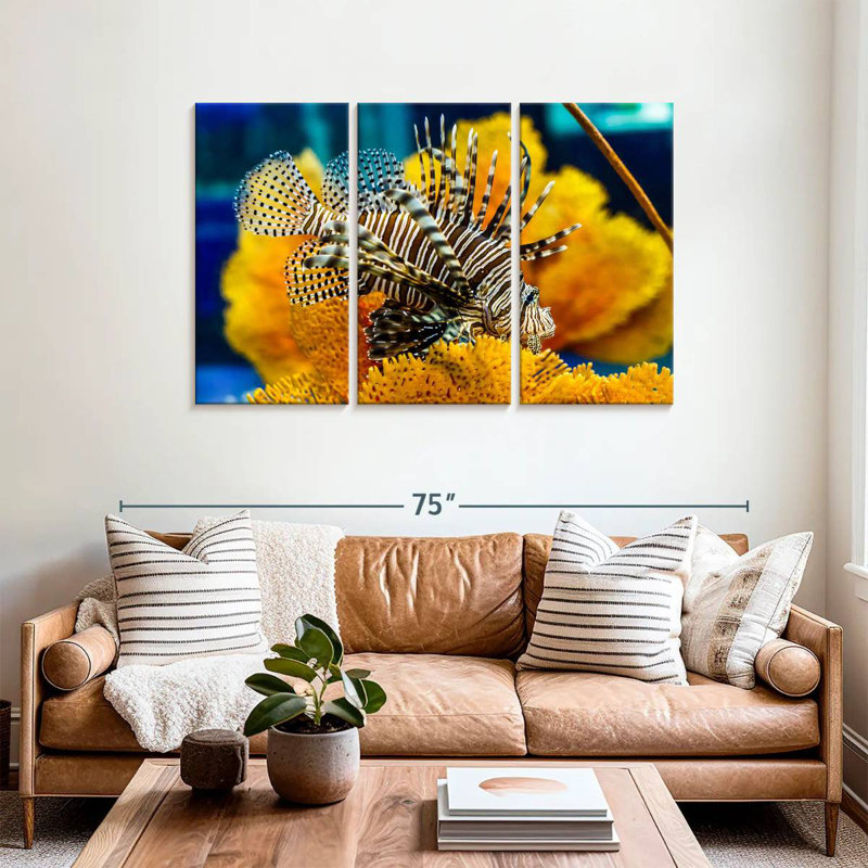 Saltwater Fish, 36" H x 57" W