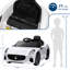 Voiture sous-marine Maserati GranCabrio pour enfants 12 V avec télécommande, phares lumineux et suspension à ressort-132718452