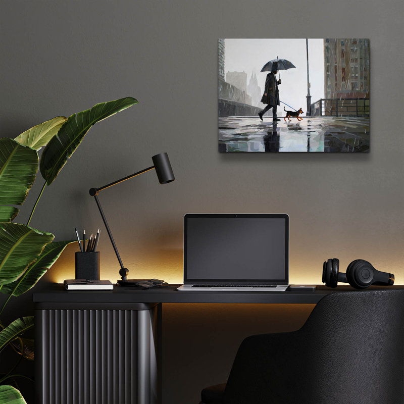 Art mural épique «Happy Hour» par Keith Thomson, 16 po x 12 po