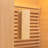 Smartmak® Combination Infrared and Steam Sauna Room with 3.5 KW Stove Heater, Luxurious Indoor Infrared Sauna Home with 7 Upgraded Heaters, Canadian Helmock, 51" L x 47" W x 75" H (with Backrest)