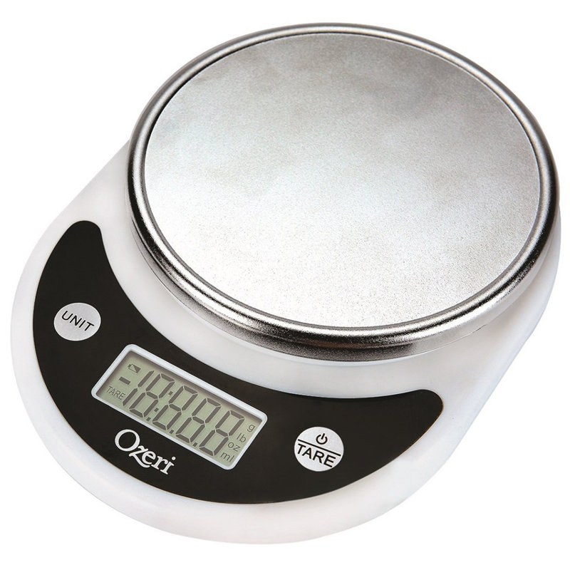 Ozeri® Pronto® Digital Multifunction Kitchen and Food Scale with Variable Graduation Technology®, White