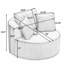 Upholstered 45.87 " Sofa-1726908362