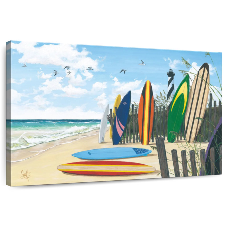 Senne Surf Boards, 26" H x 39" W