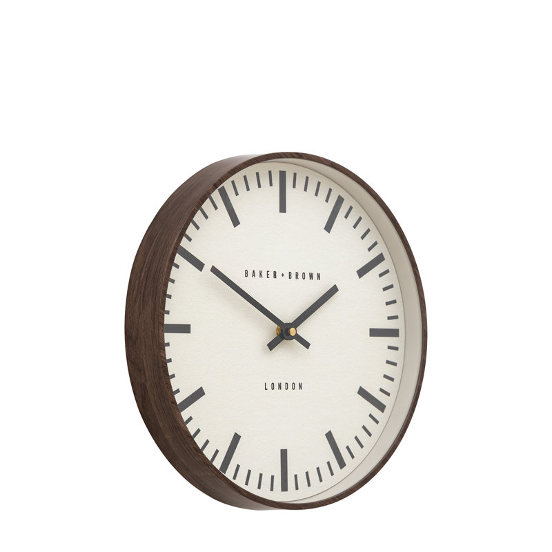 Claremont Clock 30cm, Brown