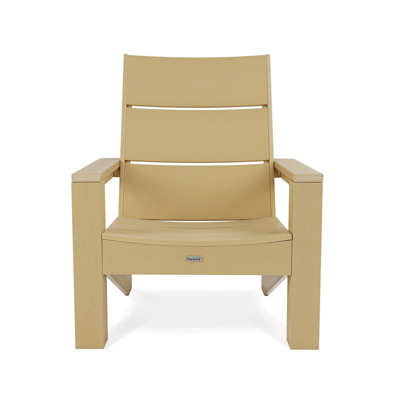Chaise 3 panneaux Muskoka 001 en polymère, Jaune