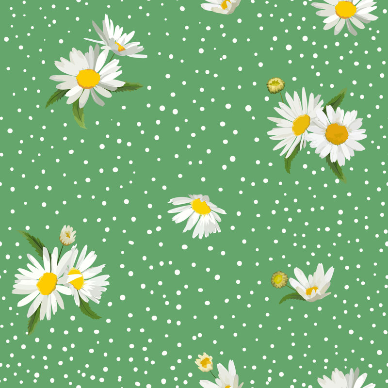" Daisy Flowers ", 36" H x 36" W  