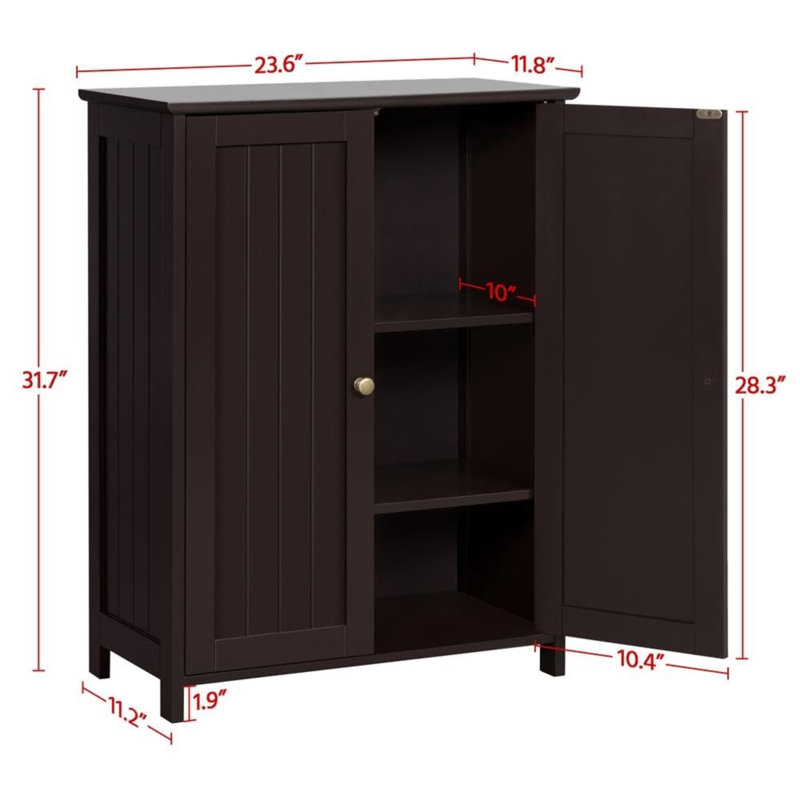 Armoire de rangement pour salle de bain, armoire de rangement autoportante moderne