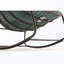 Chaise berçante d'extérieur avec coussin