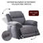 Fauteuil inclinable électrique tapissier de 43,3 po Callendale avec charge USB et de type C-892531434