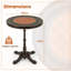 Round Outdoor Bar Table , 60cm cm W 60cm cm D
