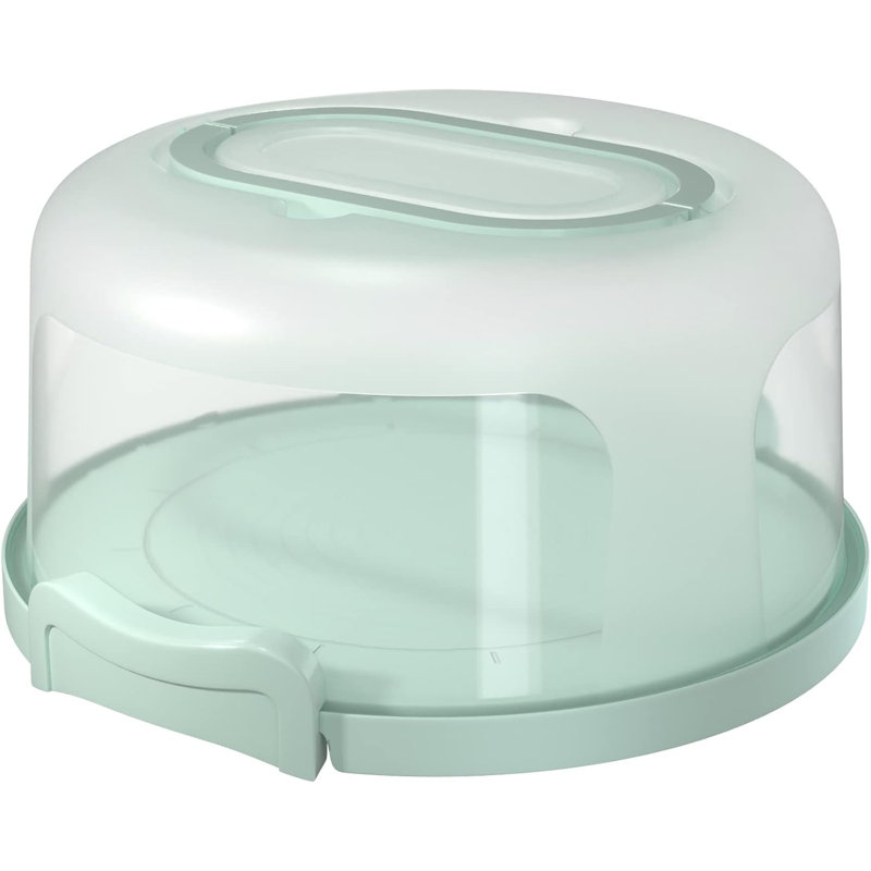 Round Cake Carrier Two Sided Cake Holder Serves as Five Section Serving Tray