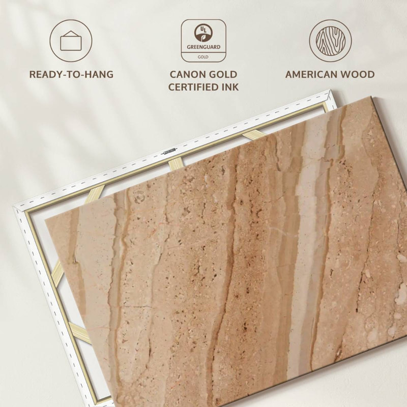 Avery Beige Abstract, 26'' H x 39'' W