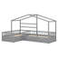 Lit plateforme simple en L en bois massif avec 3 tiroirs de rangement-1396556231