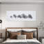 Frosted Winter Landscape 1 Piece Wrapped Canvas Panoramic Wall Art-957905912