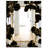 Botanical Obsidian Modern Traditional Accent Mirror-40087244