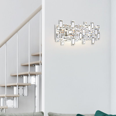 18" Chrome Vanity Light for Bathroom, Bedroom, Dining Room – 4-Light Wall Sconce with G9 Bulb Base – LED Compatible, Mirror-Like Finish – BACL Certified