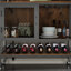 Zyauna Metal Bar Cart-779731714