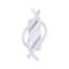 Shulin 3-Light Spiral-shaped Flush Mount Wall Sconce-608891871-605216113