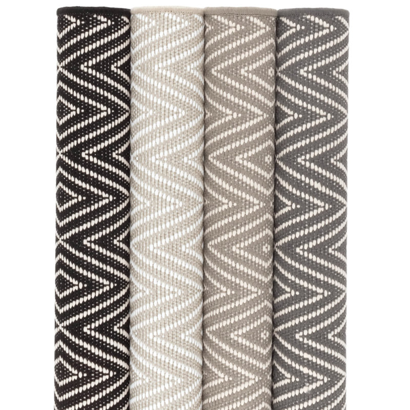 Handwoven Diamond Indoor/Outdoor Rug, Rectangle 8'6" x 11'6", Platinum