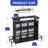 Home Bar Table with Wall-Mounted Rack