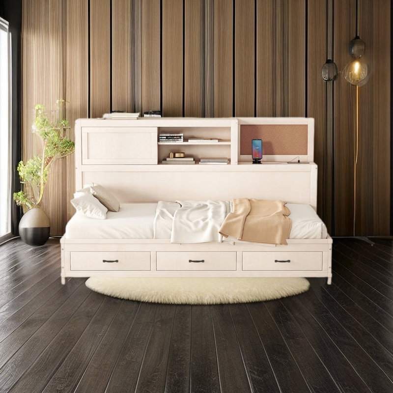 Kardin Daybed, White, Twin