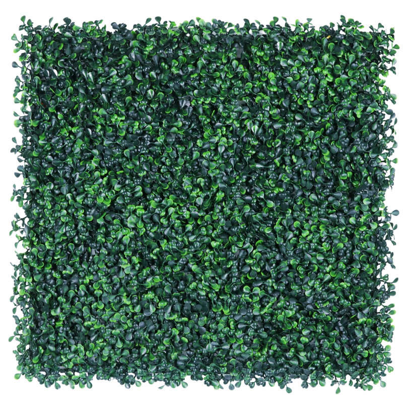 Panneau de haie artificiel 20 po x 20 po, 4 pièces