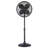 All-Metal 3-Speed 16" Oscillating Conference Room Pedestal Fan with Telescopic Height Adjustment (Multiple Finishes Available)-87709824