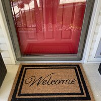 Stansel Plain Outdoor Door Mat Charlton Home Mat Size: 2'6 x 4