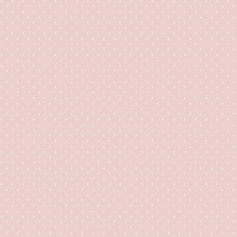 Nerijus Little Explorers 2 Dots Wallpaper Roll, Pink