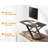 Adjustable Metal Base Standing Desk Converter