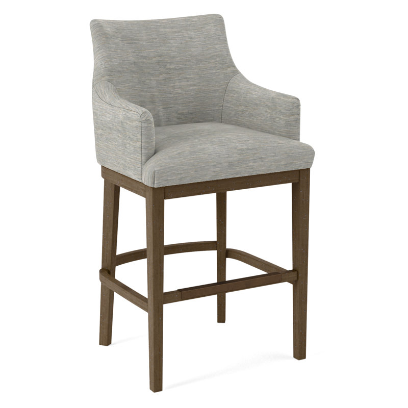 Upholstered Stool, 61555-75, Black