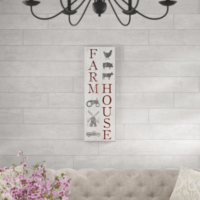 " Farmhouse Vertical Sign "